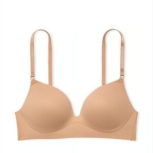 Victoria's Secret Love CloudSmooth Wireless Push-Up Plunge Bra 34B